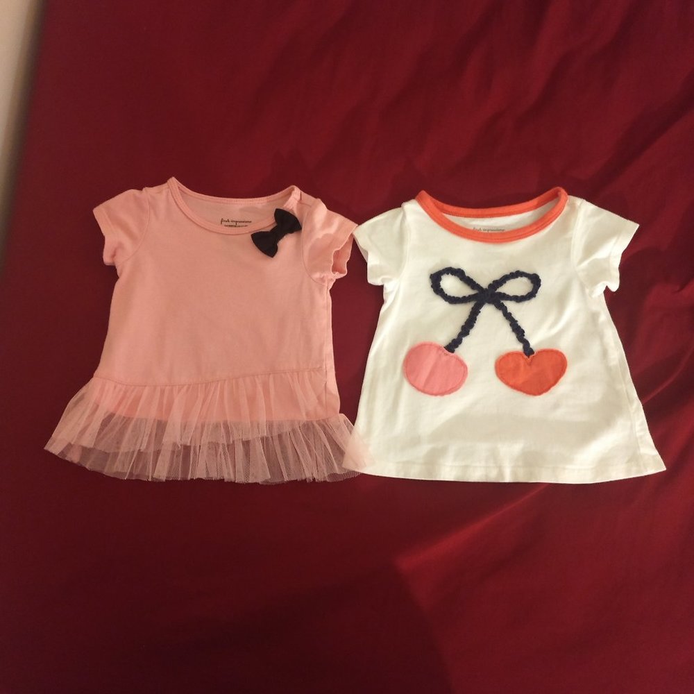 3/$10 bundle special - baby girl tshirts